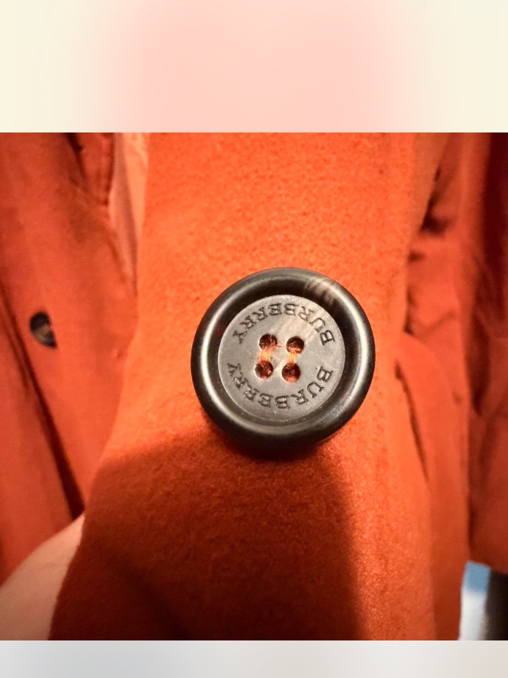 Burberry Women's Orange-Red/Ginger Trench Coat - Picture 7 of 11